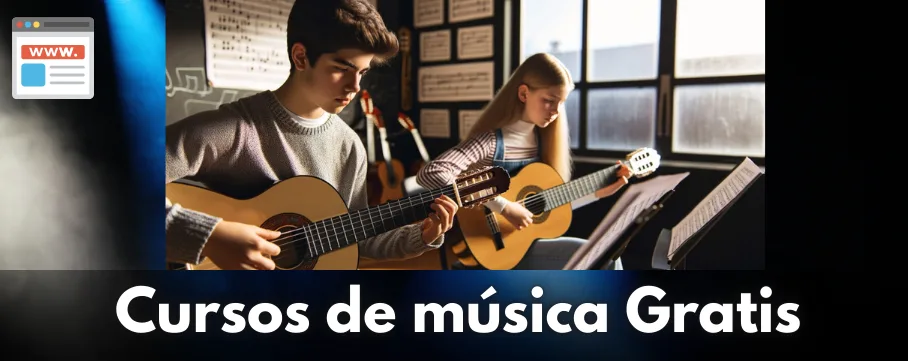 Lecciones de guitarra música y ukelele